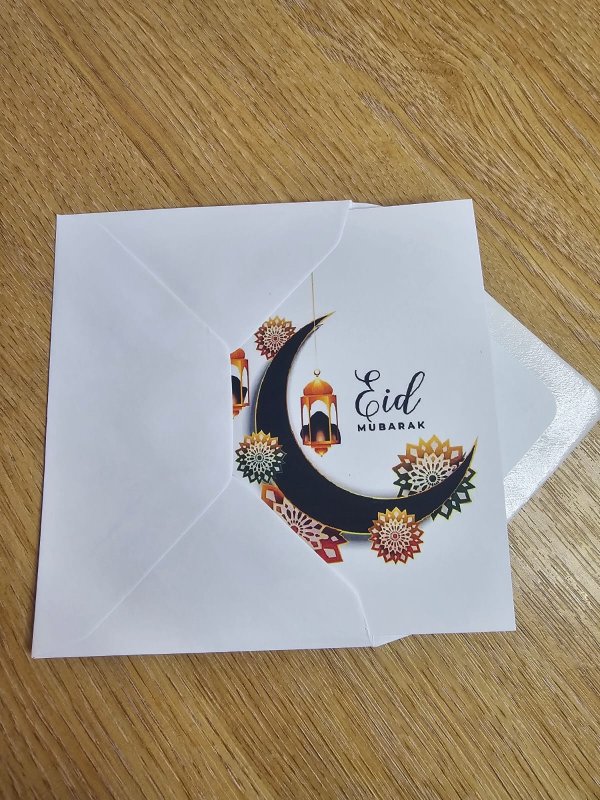 Eid Mubarak A7 Cards mix design